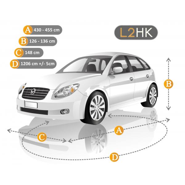 Hyundai Ioniq (od 2018) Plandeka na samochód "SHADOW" L2