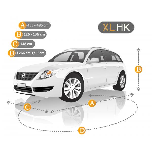Honda Civic IX Kombi (2011-2014) Plandeka na samochód "SHADOW" XL Kombi